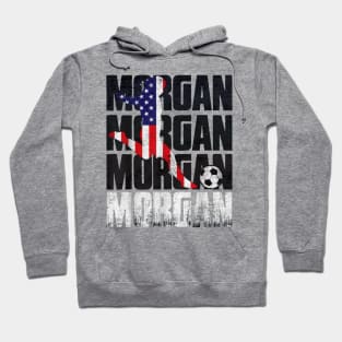 Morgan Soccer Womens Celebration USA Hoodie